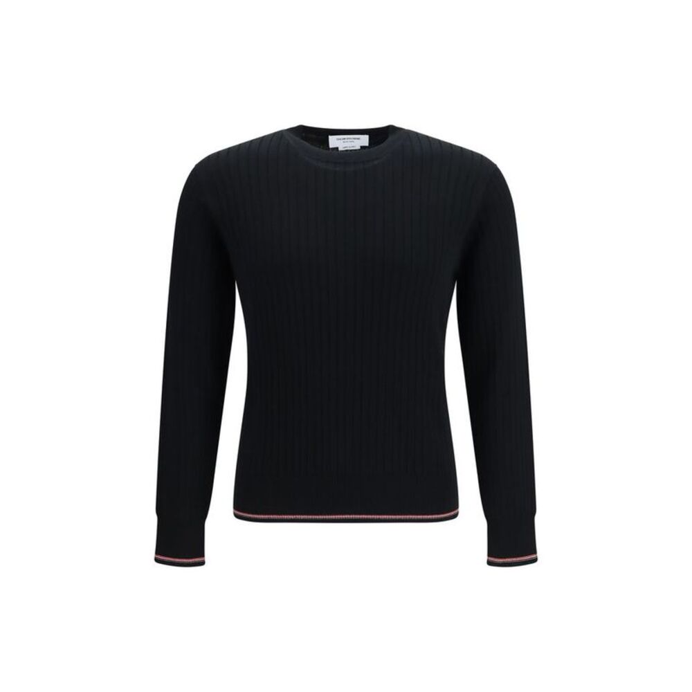 Thom Browne Black Wool Oves Aries Men's Sweatshirt